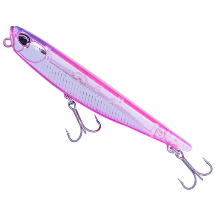 Wobbler DUO Bay Ruf Manic Fish 77, CSH0632 UV Clear Pink Silver Flash II, 7.7cm, 9g