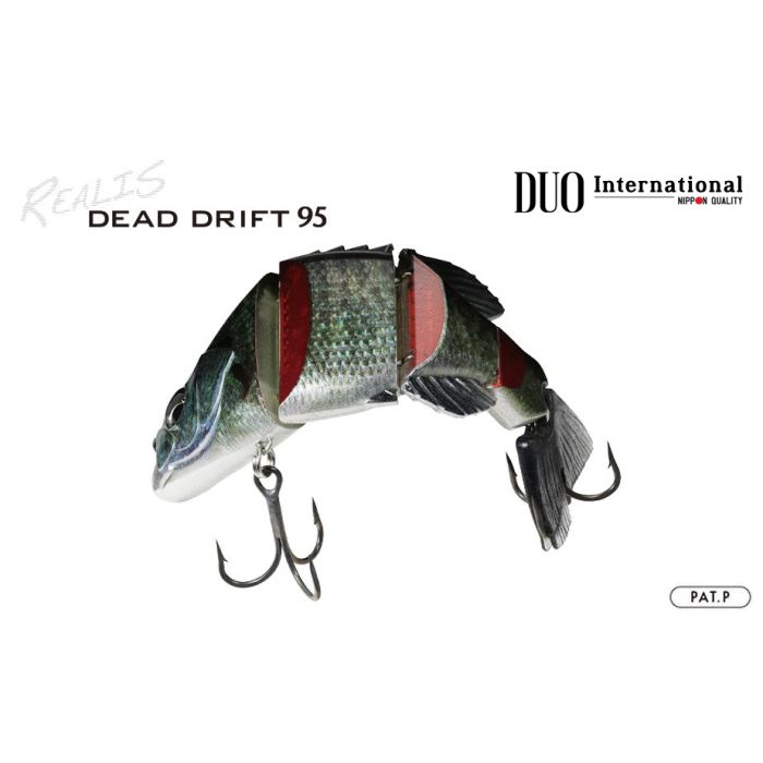 Wobbler Duo Realis Dead Drift 95, Floating, CMA3531 Mullet S/G, 9.5cm, 28g 2