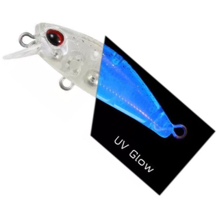 Wobbler DUO Tetra Works Toto Fat 35S, CCC0076 UV Silver, 3,5cm, 2,1g 2
