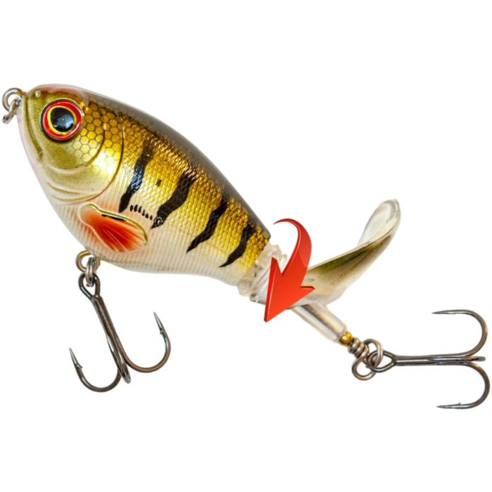 Vobler Fast Strike Top Water, Baby Bass 001, 7.5cm, 17g