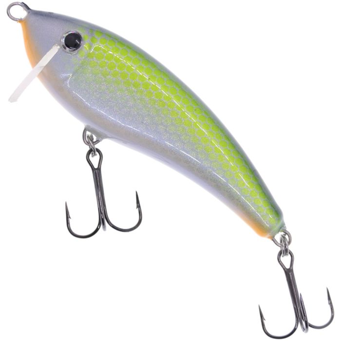 Vobler Gloog Hermes 70 Sinking, Culoare Roach Green Fluo, 7cm, 12g