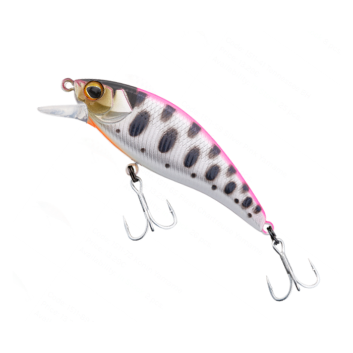 Wobbler Jackall Tricoroll Mai 45S, Szín Silver Pink Yamame, 4.5cm, 3.7g