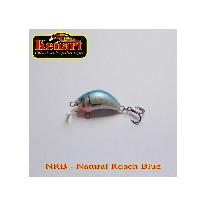 Wobbler Kenart Hunter Floating, Natural Roach Blue, 3cm, 2.5g