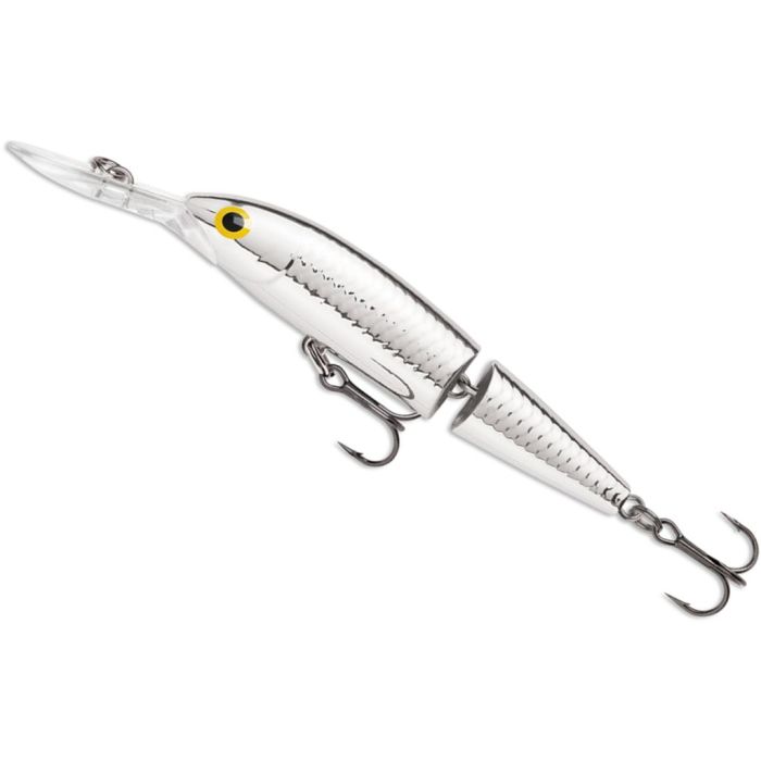 Wobbler Rapala Jointed Deep Husky Jerk, Pure Chrome, 12cm, 14g