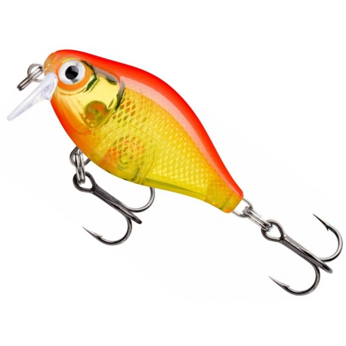 Rapala X-Light Crank Shallow Runner wobbler, Gold Fluorescent Red (GFR), 3,5cm, 4g