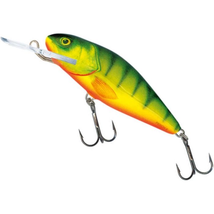 Vobler Salmo Perch Deep Runner, Hot Perch, 8cm, 14g