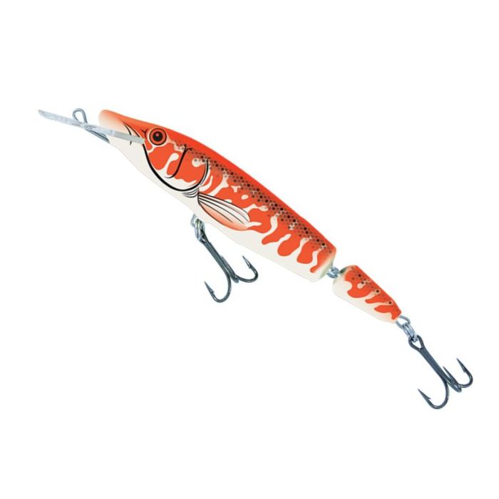 Vobler Salmo Pike Jointed Floating PE13jF, Albino Pike, 13cm, 21g