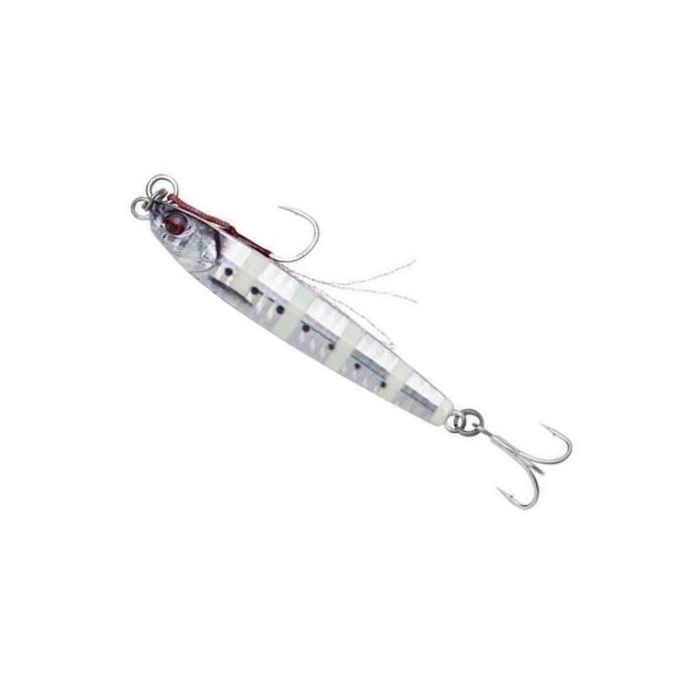 Savage Gear 3D Anchovy Jig pilker, Zebra Glow színben, 8 cm, 30 g