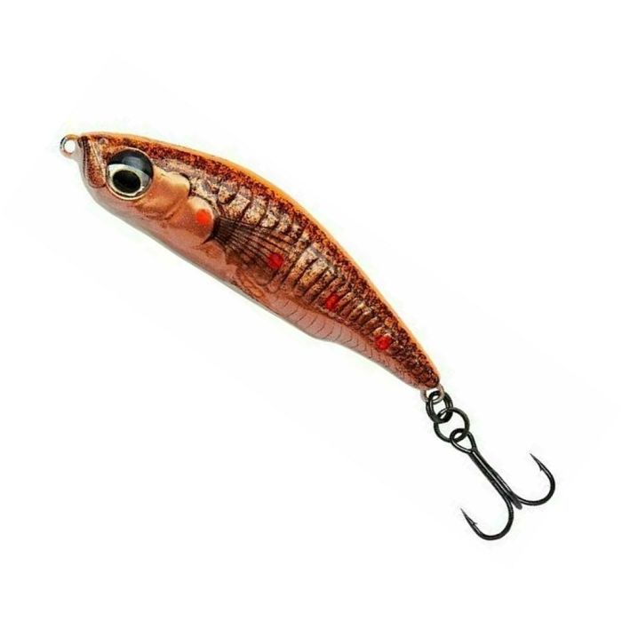 Wobbler Savage Gear 3D Sticklebait Pencil, Fluo Orange Copper, 6.5cm, 10.5g