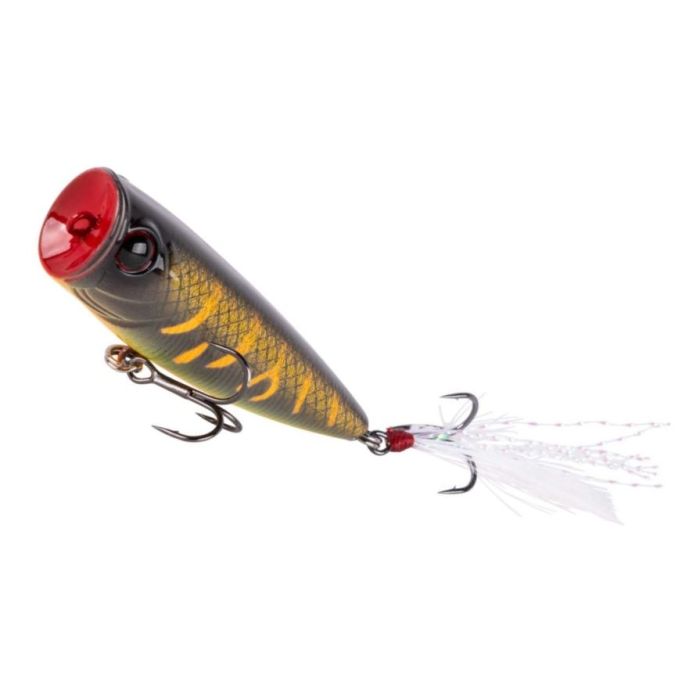 Shimano Yasei Pure Pop F felszíni wobbler, Green Tiger, 6cm, 6.50g